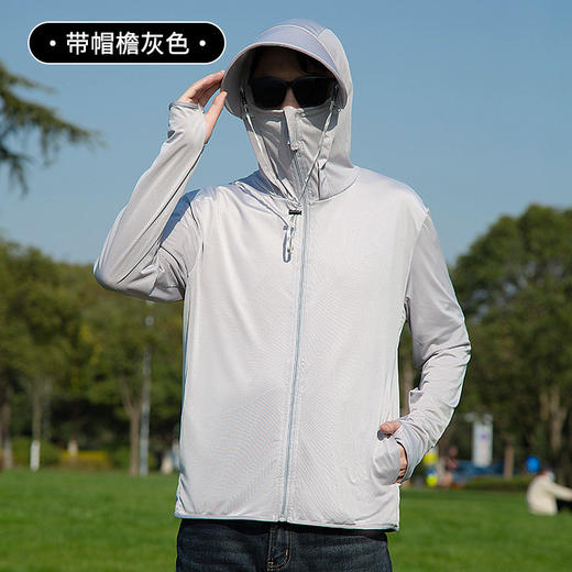 【全面防晒 悦享出行！】夏季情侣同款防晒透气外套，防紫外冰凉护体，男女同款运动防晒衣，八倍防晒，速干透气，遮脸骑行外套！ 商品图2