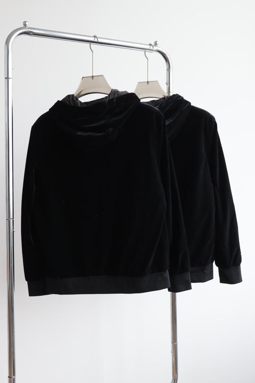 Prd 丝绒 拉链连帽外套 WT847 商品图3