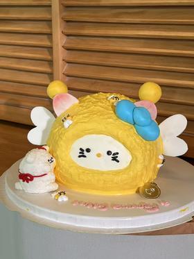 【翻糖款】Hello Kitty小蜜蜂