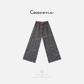 COCO ZONE 刘一一2025新款直筒宽松时尚显瘦休闲裤CD2A0672