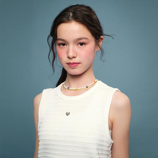 笛莎Deesha青少年女童背心2025夏季女童背心 商品图2