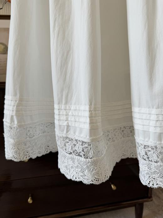 春新品松紧腰茉莉花镂空棉半裙 商品图13