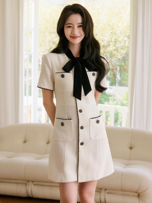 [奢姿轻奢系列]2025夏季新款大码女装法式裙子胖妹妹气质连衣裙8942890067【1】 商品图3