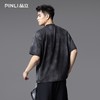 PINLI品立2025夏季新款晕染印花短袖T恤男士个性宽松百搭潮牌上衣B252111043 商品缩略图3