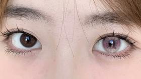 illusionDuck半年抛美瞳 花迹海蝶 14.5mm
