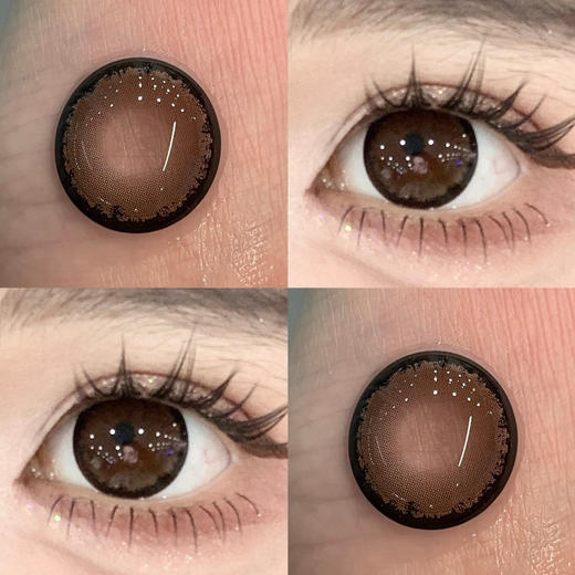 半年抛 LVYCON 一颗杏仁 14.5 着色13.9  自然奶茶棕【275/525~575/600/650/800/1000(1)/缺】 商品图0