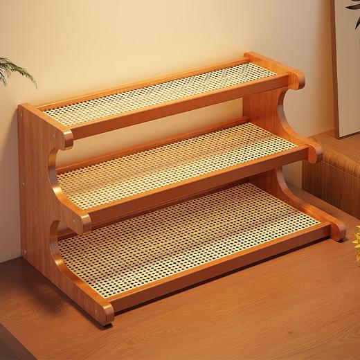 桌面置物架桌上书架办公室工位书桌学生简易多层收纳家用架子书柜 商品图4