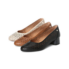 【云粉节】BF楼Pikolinos派高雁25春季牛皮浅口镂空单鞋PS256601.吊牌价2380.