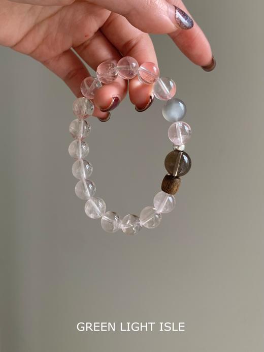 【烟绯】设计款莫桑比克粉晶沉香手串 商品图3