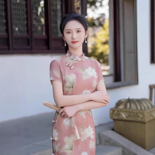 复古气质改良日常送考高考年轻款少女旗袍GSJ9353 商品图1