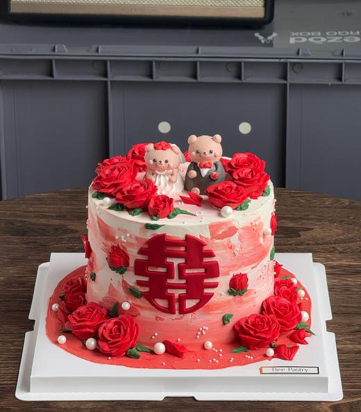 喜字蛋糕G款 求婚订婚小可爱 商品图0