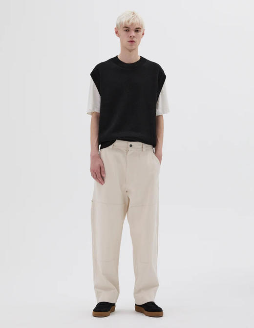 MHL  男士原色赤耳复古工装牛仔裤 商品图2