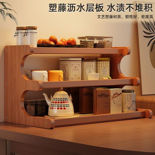 桌面置物架桌上书架办公室工位书桌学生简易多层收纳家用架子书柜 商品图1