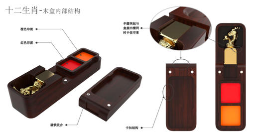 12生肖香插铜印 商品图2