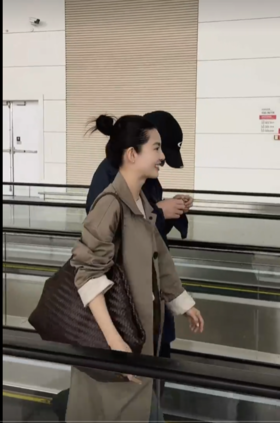 THESOONG"优雅序章"法式拼麻里袖轻量感松弛风衣外套HWFY6603