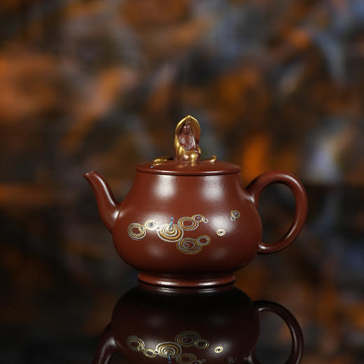 龙德堂陶艺 汤宣武制《观自在》原矿紫袍玉砂  230cc 库存请咨询客服 商品图0