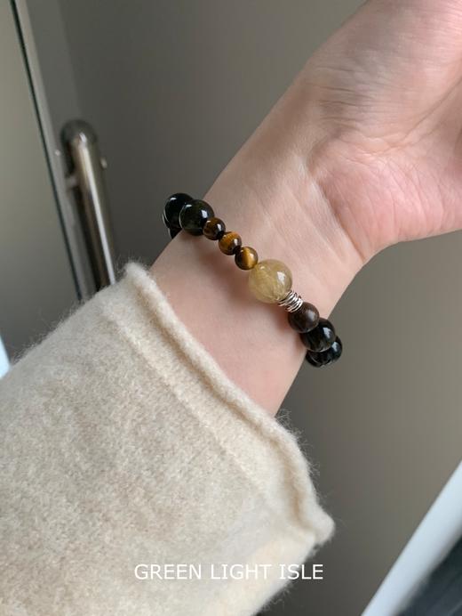 【垣曜】喜土 金曜石金发晶手串 商品图4