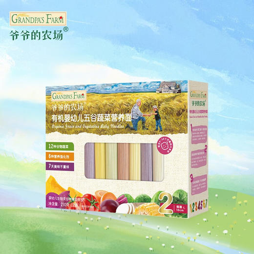 爷爷的农场有机婴幼儿五谷蔬菜营养面 商品图0