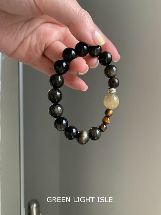 【垣曜】喜土 金曜石金发晶手串 商品图1