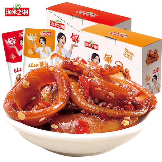 渔米之湘 山珍鱿鱼 香辣味 14g/袋 商品图0