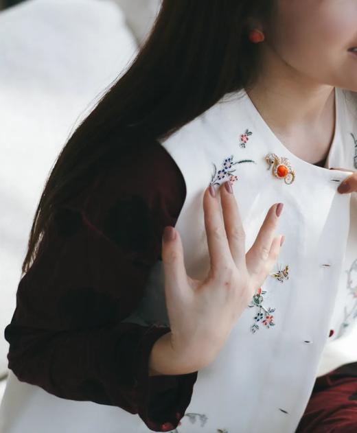 奔放而自由的海马 | 海马耳环、胸针 商品图3