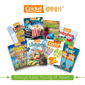 百年经典Cricket Media蟋蟀童书原版杂志【全年6期】0-14+岁8种可选！