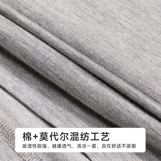 都市丽人生活家居女士莫代尔短袖套装薄棉莫拉架短袖类LHH2D1 商品图7