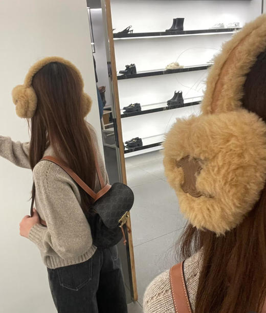 赛琳BONNIE光滑牛皮革背包（HH） 商品图3