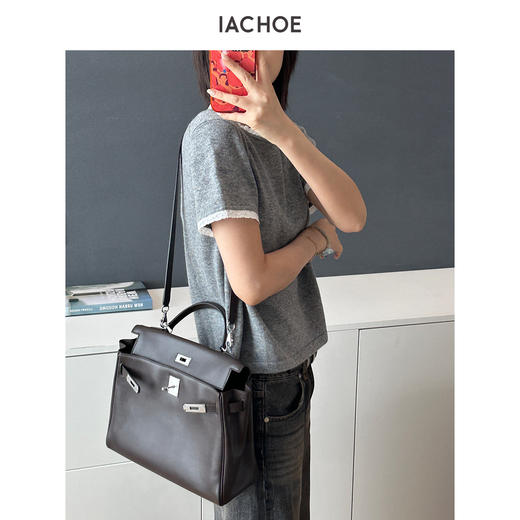 棉仓3621505007-IACHOE花边羊毛羊绒t恤 商品图3