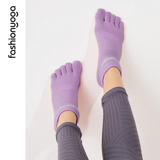 FW001女士四季防滑吸汗五指瑜珈袜 商品图3