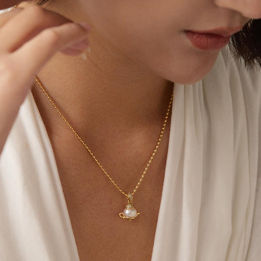 Manreya玛芮雅“把把壶”魔法转运淡水珍珠项链 商品图2