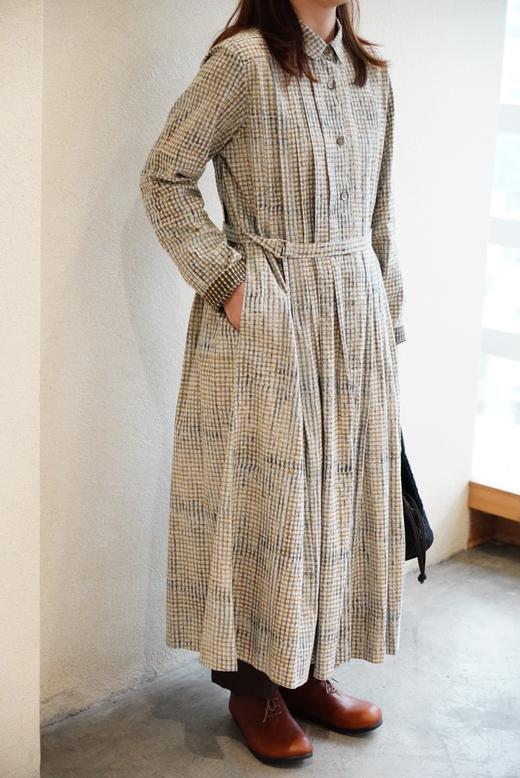 KHADI&CO 格纹印花连衣裙(VENTOUX Check Print Dress) 商品图4