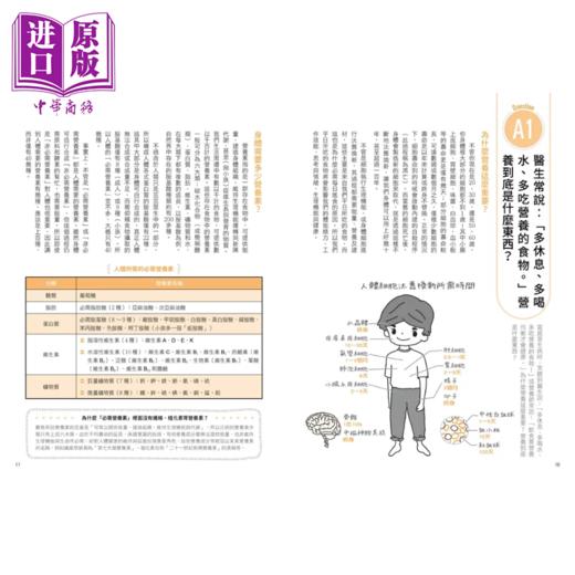 【中商原版】营养师百问百答 图解营养学 百大饮食迷思全破解 随书附赠 营养素含量速查手册 刘素樱 和平出版 港台原版 商品图2