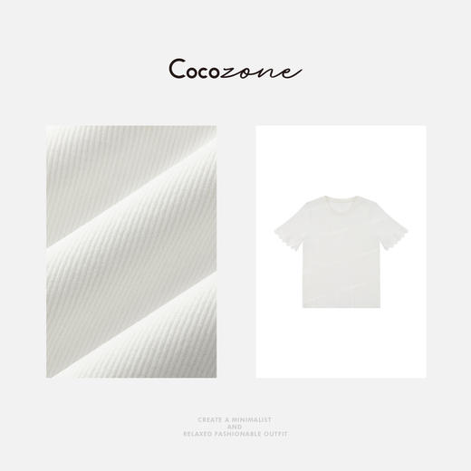 COCO ZONE 刘一一 25春季新款设计感蕾丝袖口针织衫ACD1A0461 商品图2