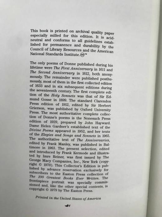 约翰·邓恩诗集 配木版画插图 豪华皮装16开 商品图4