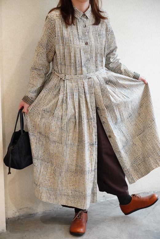 KHADI&CO 格纹印花连衣裙(VENTOUX Check Print Dress) 商品图6