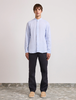 Frescobol Carioca - Jorge Linen Shirt L/S - Baby-Blue - 男装 - 衬衫 - Baby蓝 商品缩略图1