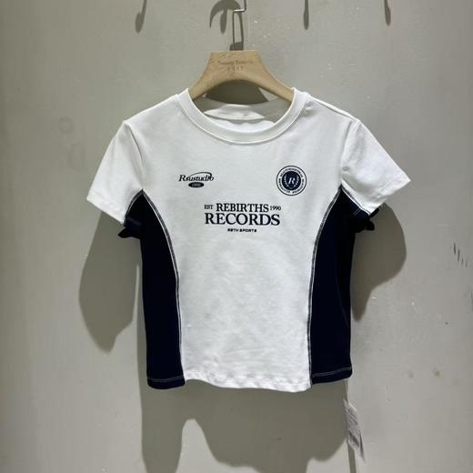 MZ运动风圆领短袖T恤（白）夏季 152060040321 商品图3