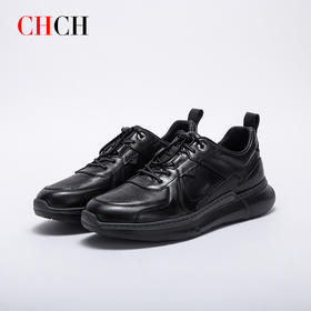 CHCH平衡鞋2025春夏新品伸缩带牛皮真皮男士休闲鞋CP1A2032