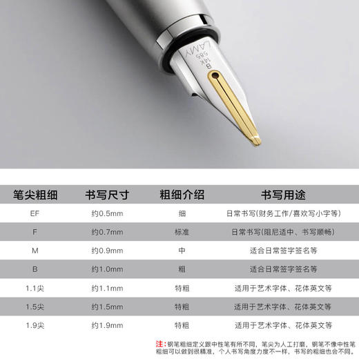 TM2141922 LAMY 【热销款】凌美天阶系列墨水笔F尖钢笔轻奢高档商务礼盒签字笔 商品图2