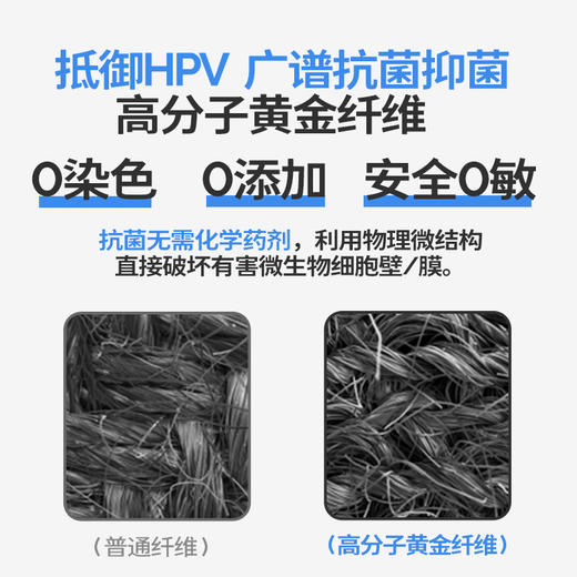 Muuolf无痕抗菌轻棉裤（3条装） 商品图4