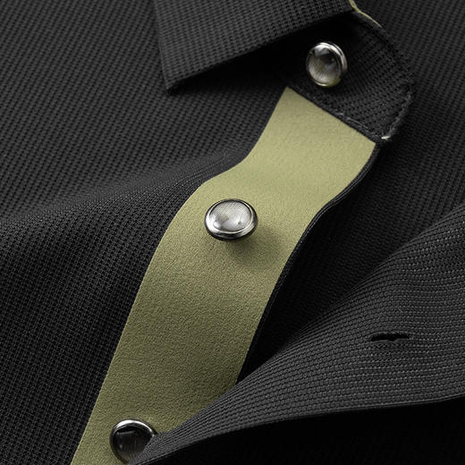 【冰丝】【DPF】大依优型大码短袖衬衫套头半袖体恤男士大码夏季冰丝上衣胖子商务休闲 商品图3