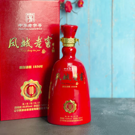 凤城老窖40.8度10年年份酒 酱香型  500ml 商品图1