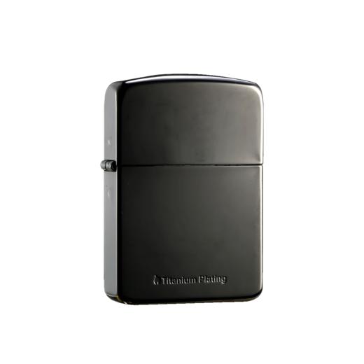 6970204133320 Zippo 【情人节限定】正版黑冰镀钛镜面经典防风打火机套装男士生日礼物 商品图0