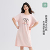 美季美优睡裙女士款带胸垫2025新款夏季短袖凉感短袖到膝可爱睡衣 商品缩略图2