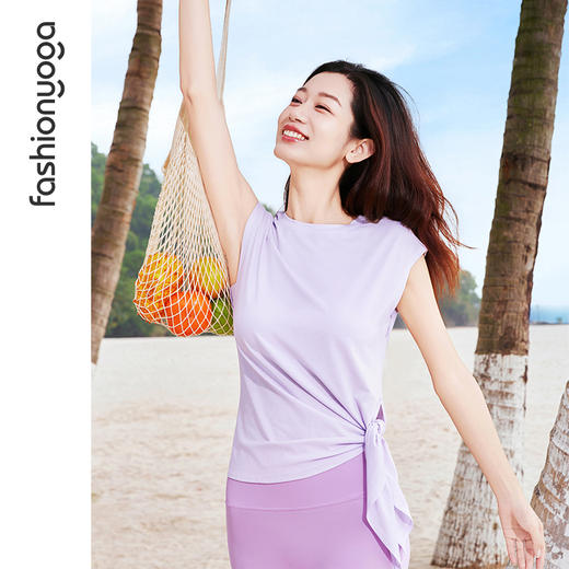 凡圣瑜伽舒适两穿背心F15209 商品图9