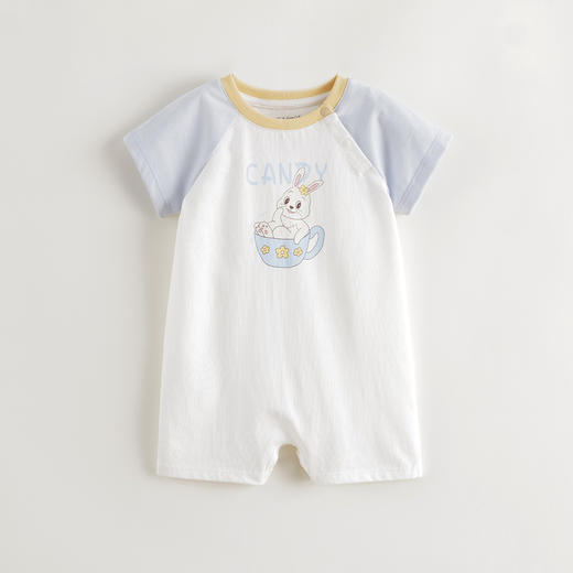【凉感】马克珍妮女宝宝甜心小兔连体衣 婴儿爬服夏装新款550768 商品图4