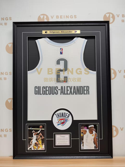 收藏系列 亚历山大 2号白色 亲笔签名球衣 商品图1