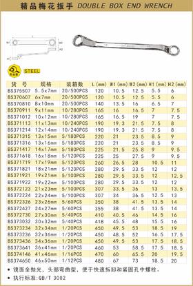 波斯 精品梅花扳手12x14mm BS371214