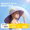 【前后大帽檐，原纱防晒帽】Lemonkid柠檬宝宝原纱防晒帽 女童男孩2025新款 沙滩海边宝宝太阳儿童遮阳帽-QQ 商品缩略图2
